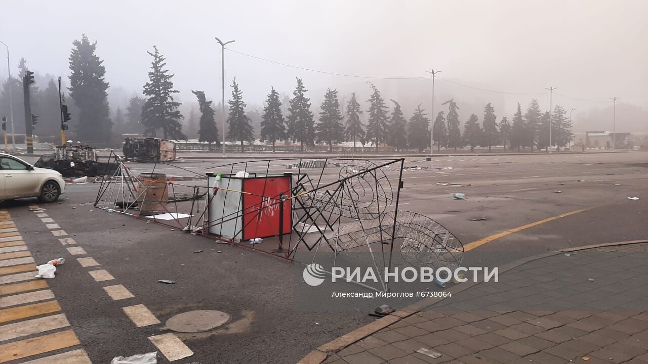 Ситуация в Казахстане на фоне протестов