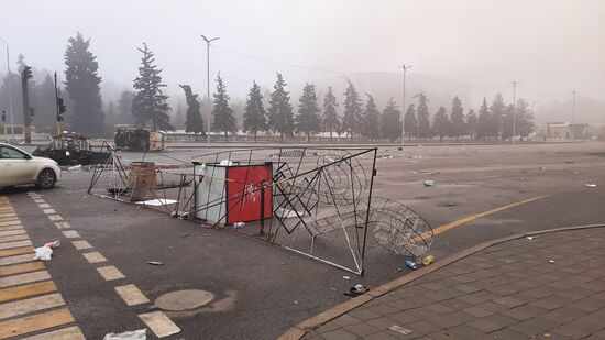 Ситуация в Казахстане на фоне протестов