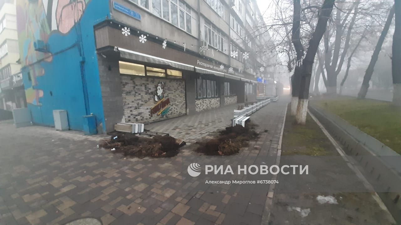 Ситуация в Казахстане на фоне протестов