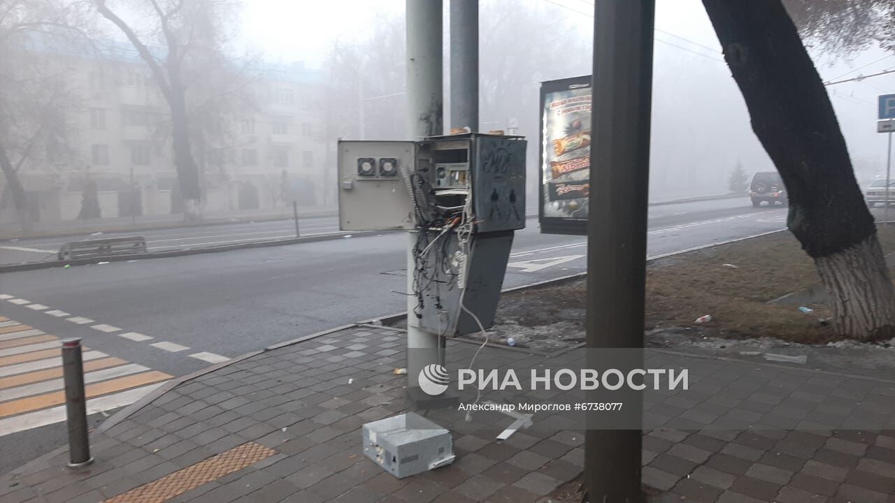 Ситуация в Казахстане на фоне протестов