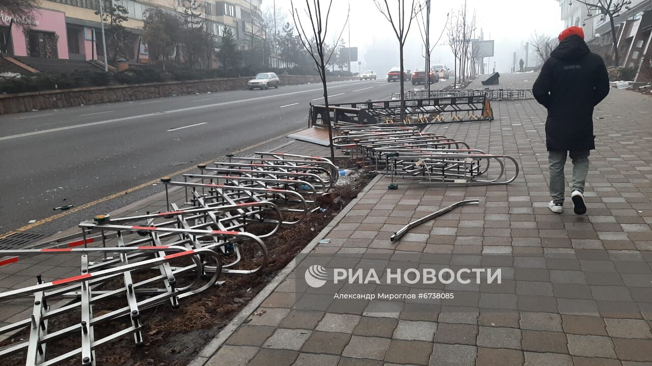 Ситуация в Казахстане на фоне протестов