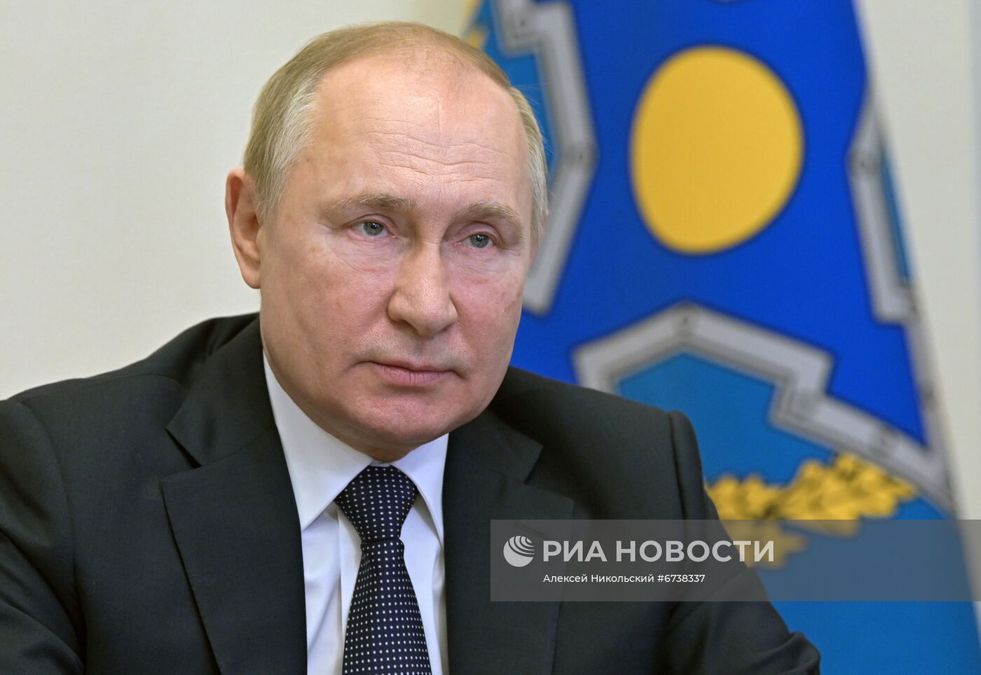 Президент РФ В. Путин принял участие во внеочередном заседании Совета коллективной безопасности ОДКБ