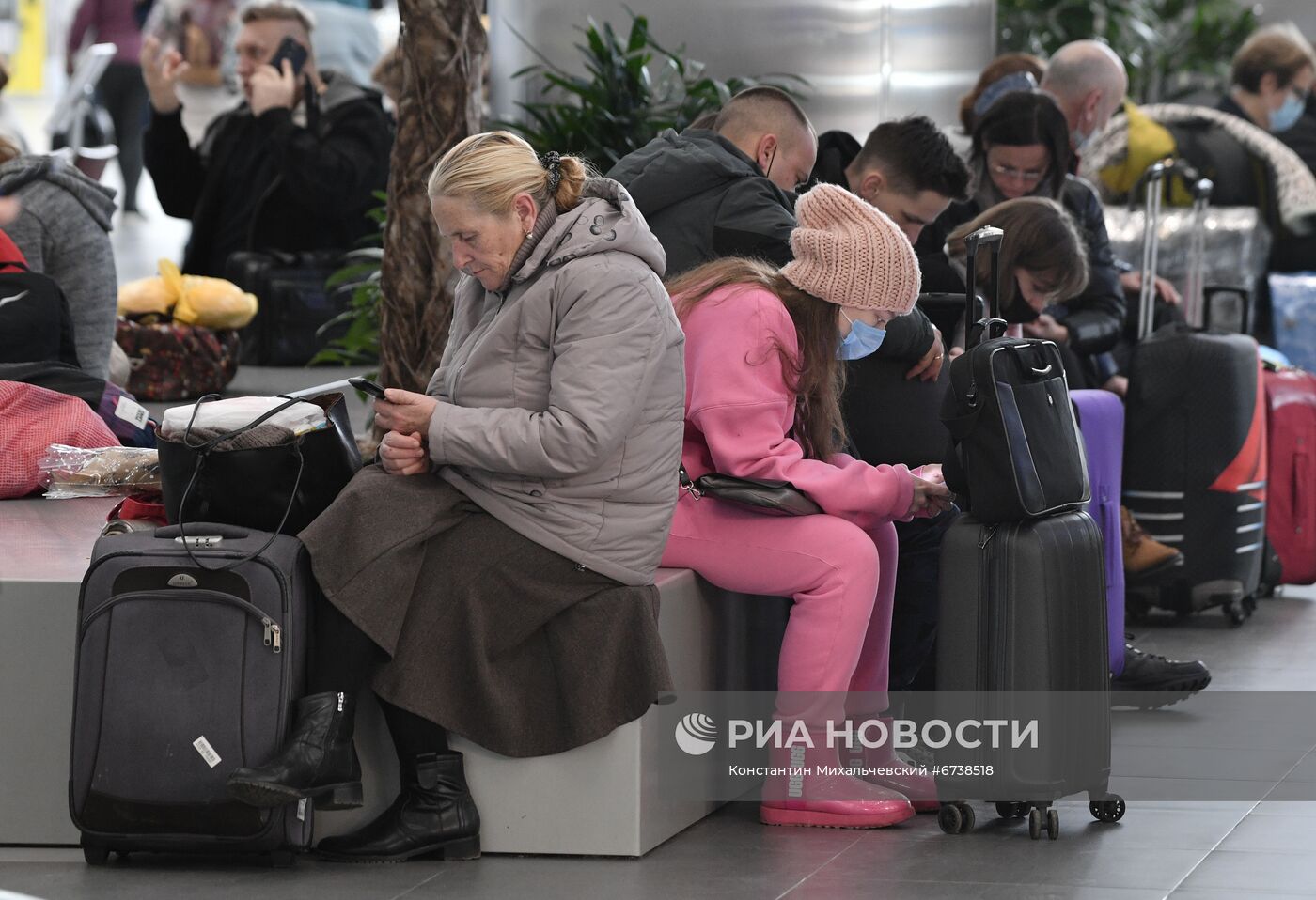Сильный туман в районе аэропорта Симферополь