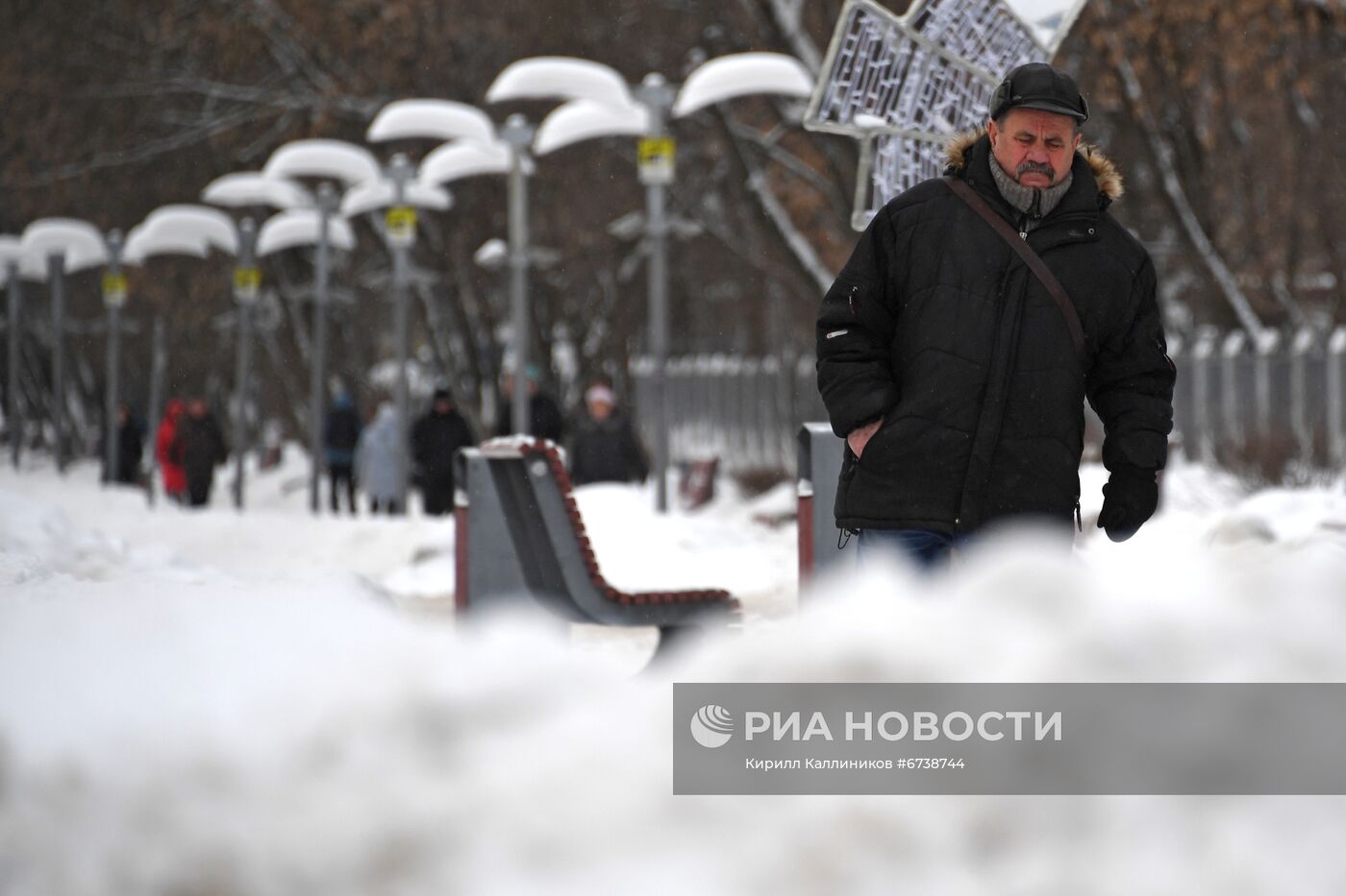 В московском регионе выросли полуметровые сугробы