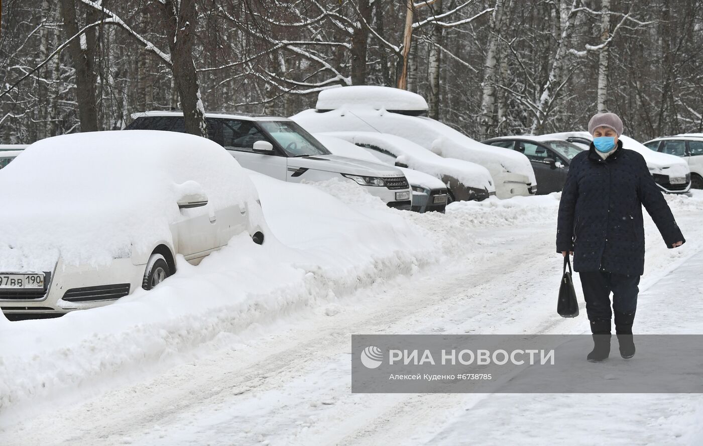 В московском регионе выросли полуметровые сугробы