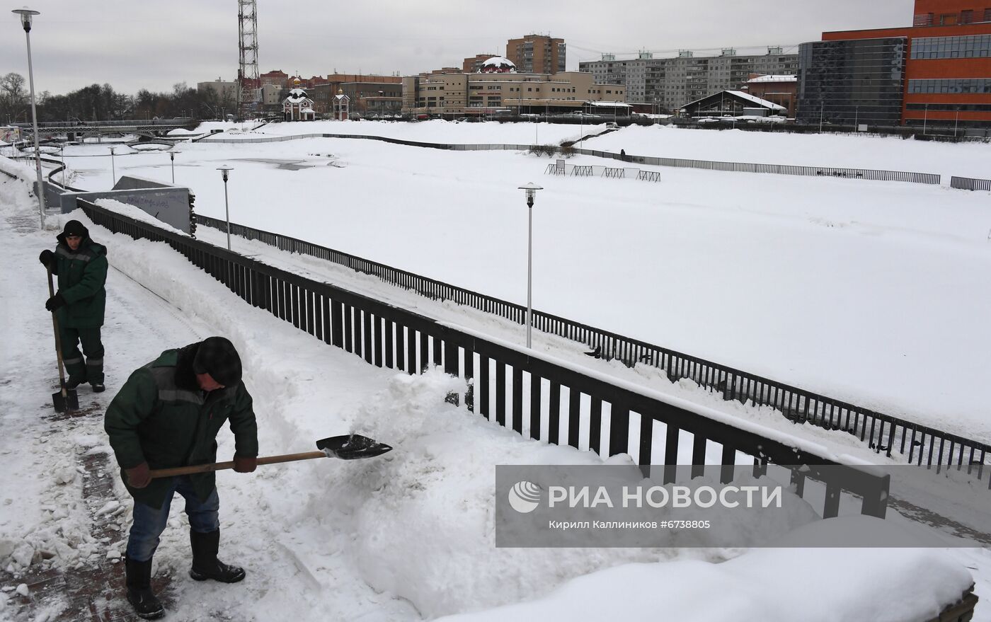 В московском регионе выросли полуметровые сугробы