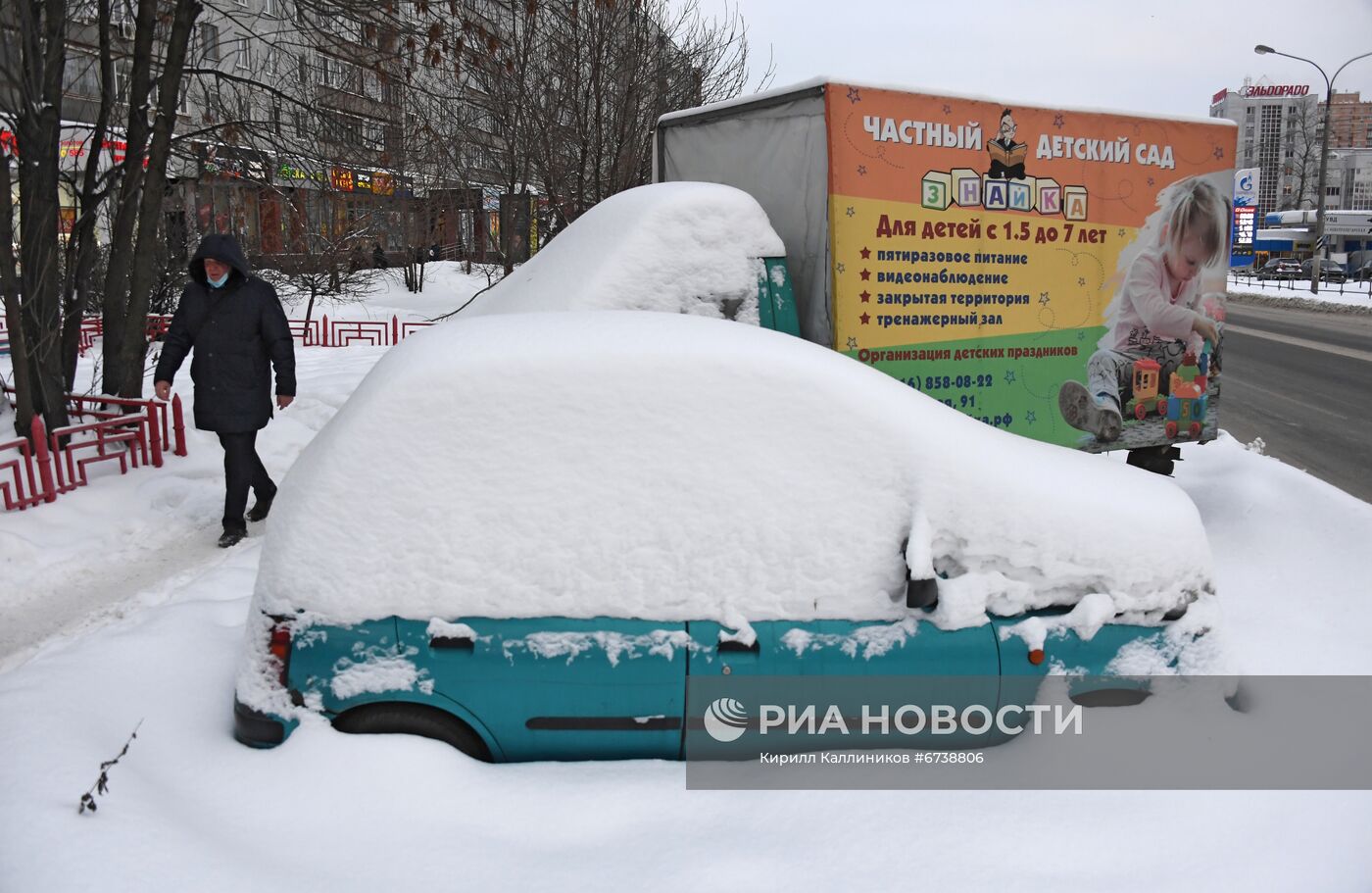 В московском регионе выросли полуметровые сугробы