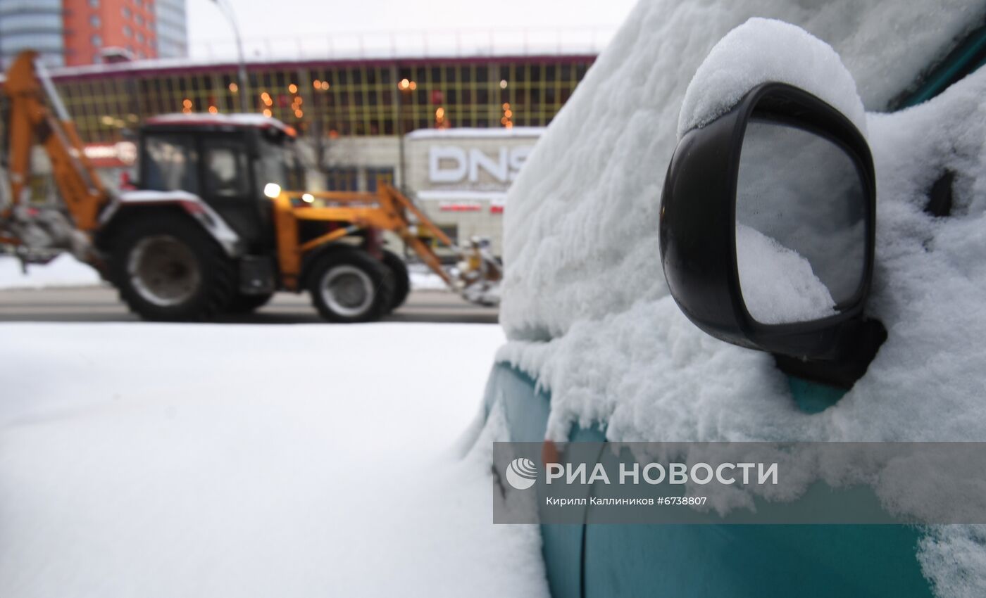 В московском регионе выросли полуметровые сугробы