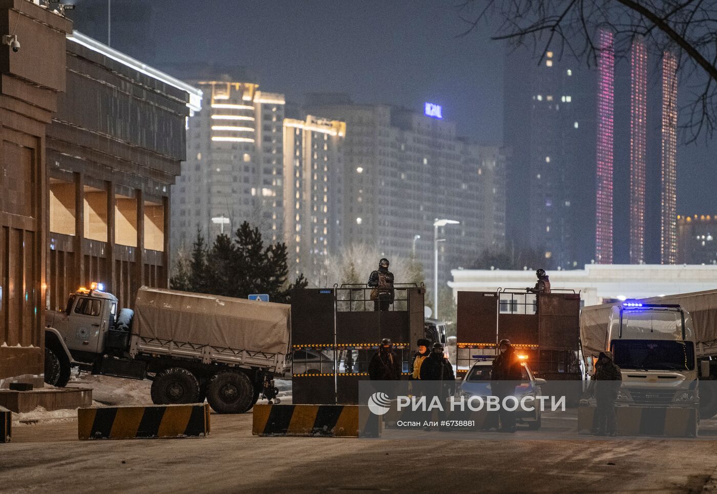 Ситуация в Нур-Султане на фоне протестов в Казахстане