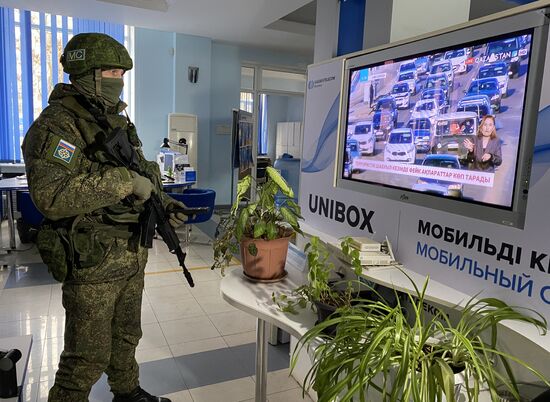  Работа миротворцев ОДКБ в Казахстане