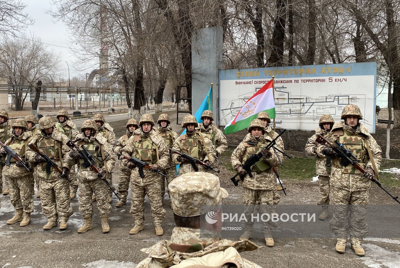  Работа миротворцев ОДКБ в Казахстане