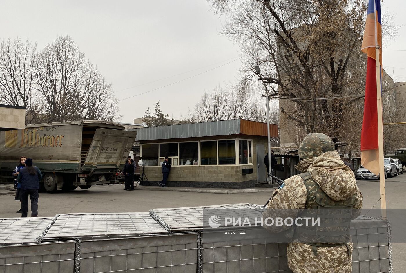  Работа миротворцев ОДКБ в Казахстане