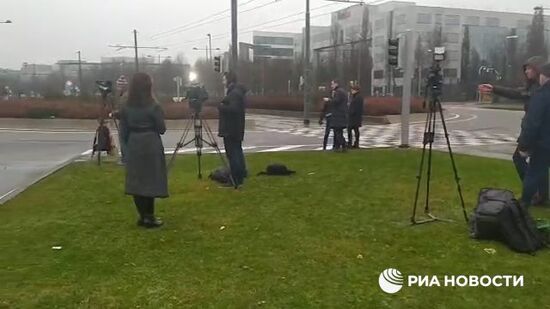 Журналисты уже собрались у штаб-квартиры НАТО