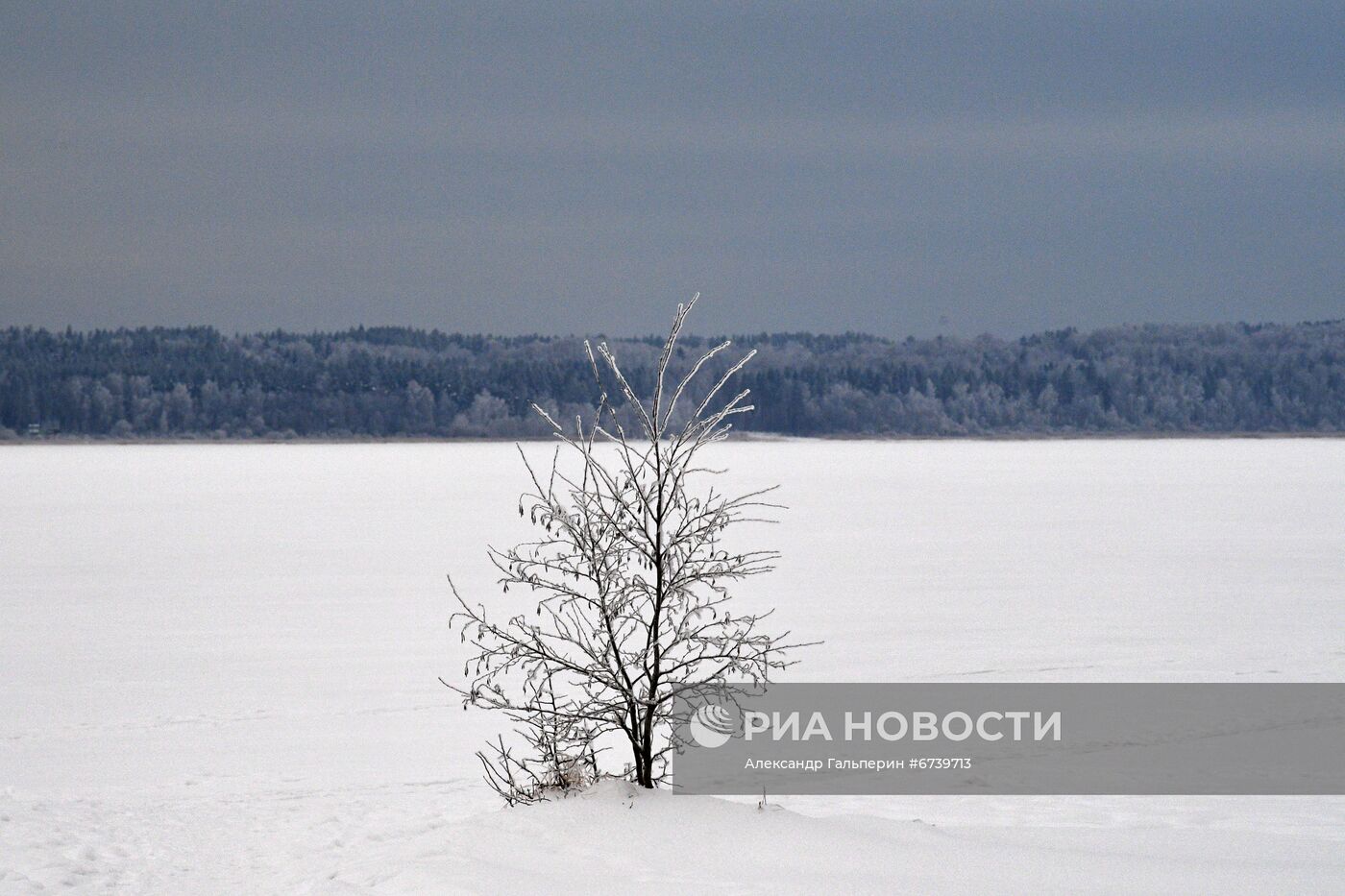 Зима на берегах реки Вуоксы