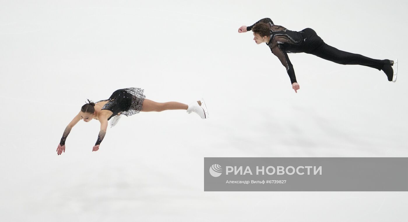 Фигурное катание. Чемпионат Европы. Пары. Короткая программа