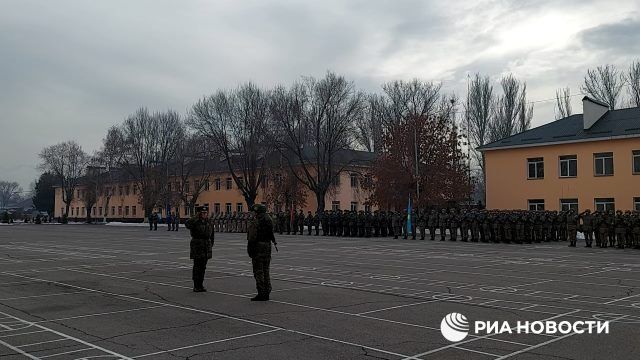 В Алма-Ате прошла церемония, посвященная завершению миссии ОДКБ