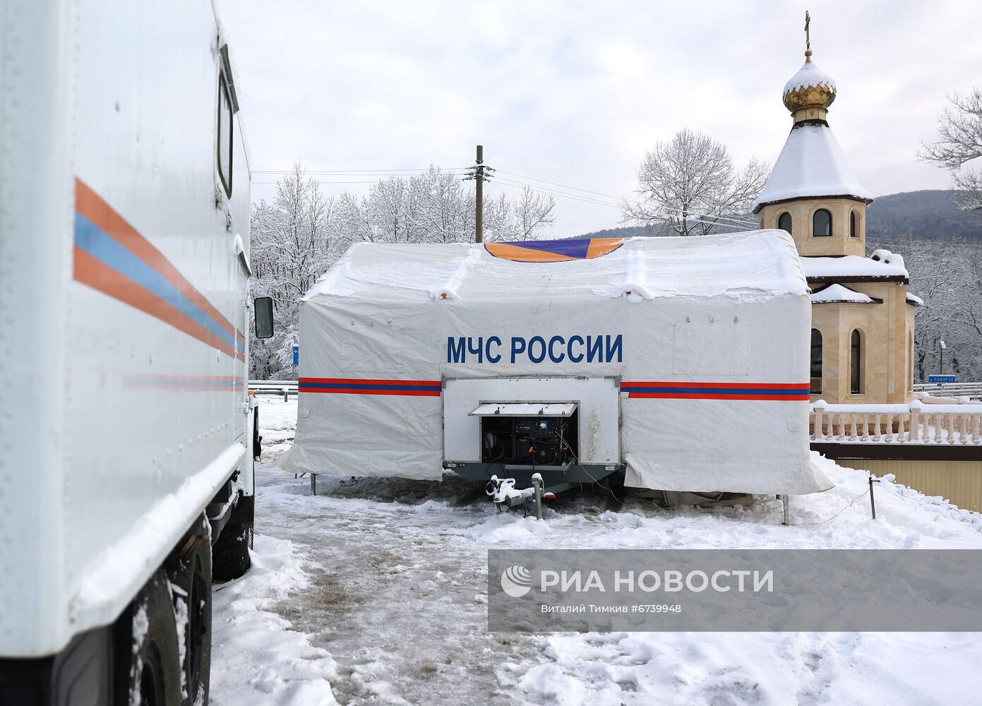 Передвижные пункты обогрева в Краснодарском крае