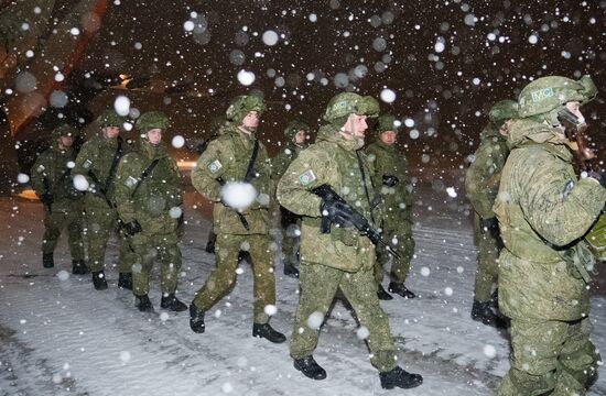 Вывод миротворческих сил ОДКБ из Казахстана