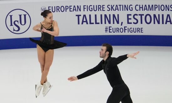 Фигурное катание. Чемпионат Европы. Пары. Произвольная программа