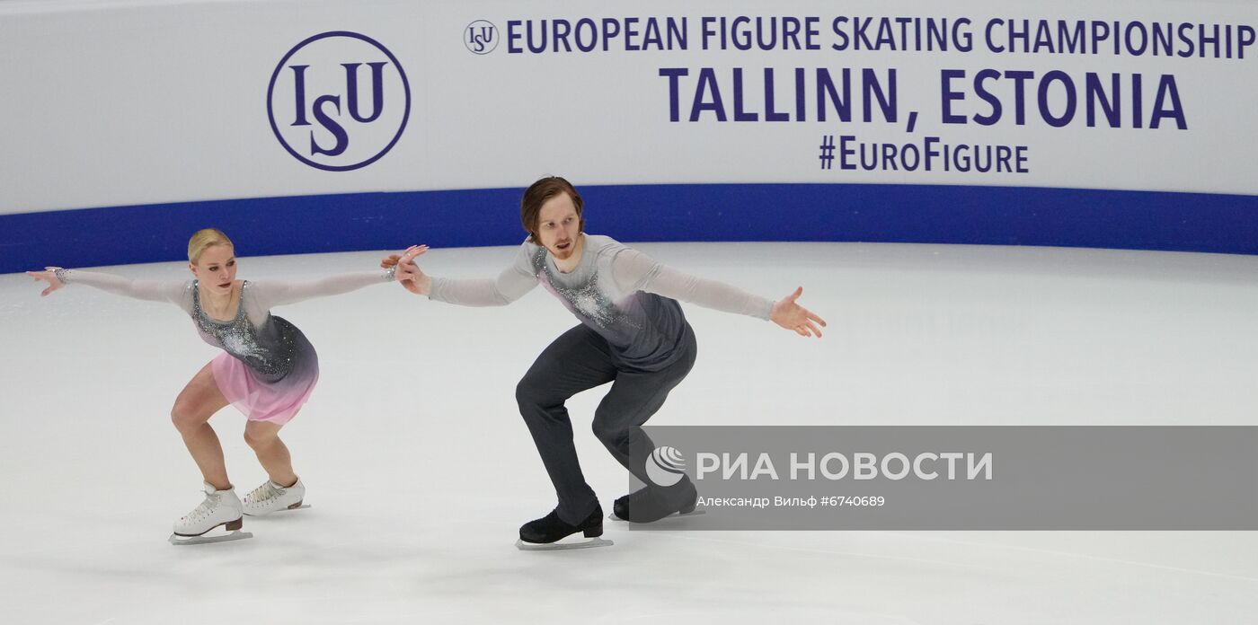 Фигурное катание. Чемпионат Европы. Пары. Произвольная программа