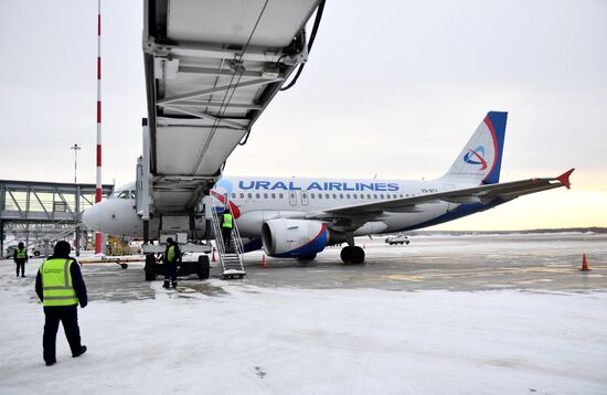 Возобновление рейсов авиакомпании "Уральские авиалинии" в Казахcтан из Екатеринбурга