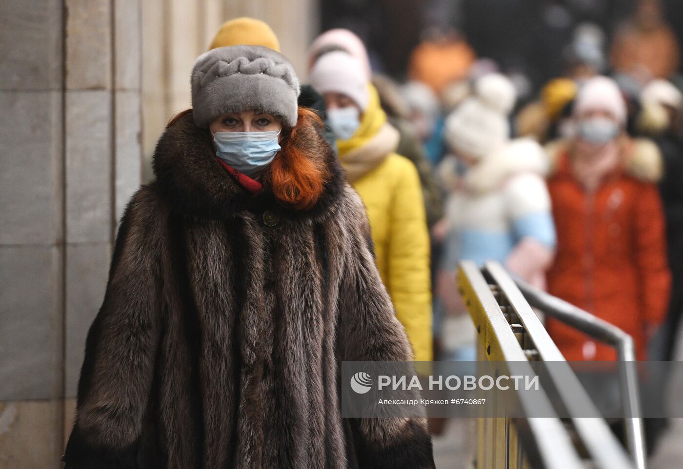 Рейд по соблюдению масочного режима в метро Новосибирска