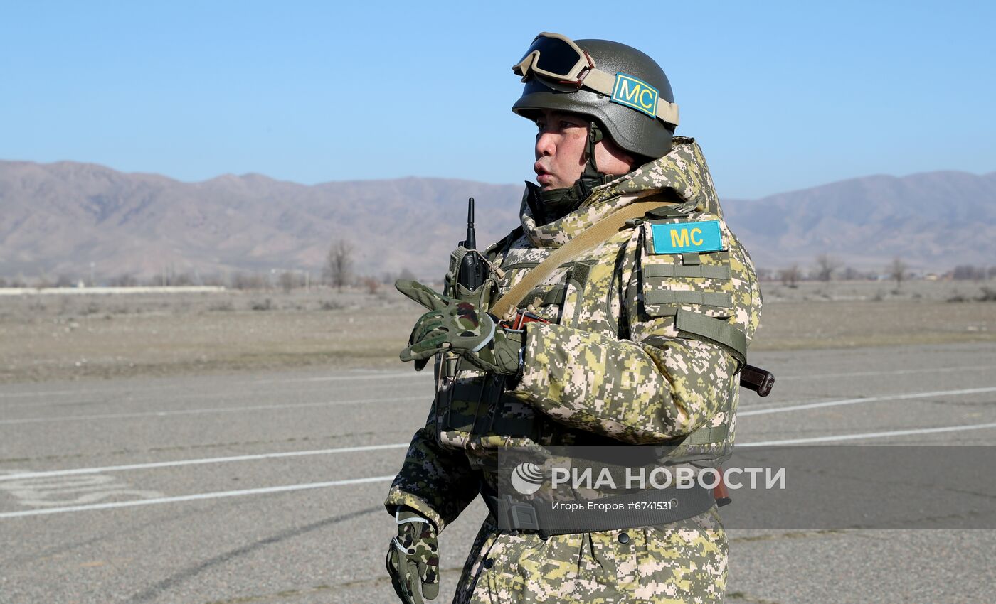 Возвращение миротворцев ОДКБ в Кыргызстан