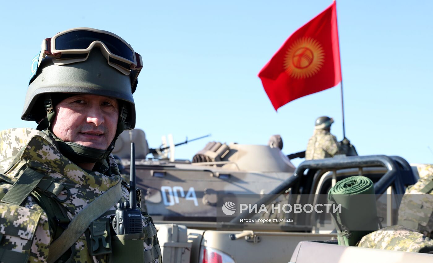 Возвращение миротворцев ОДКБ в Кыргызстан