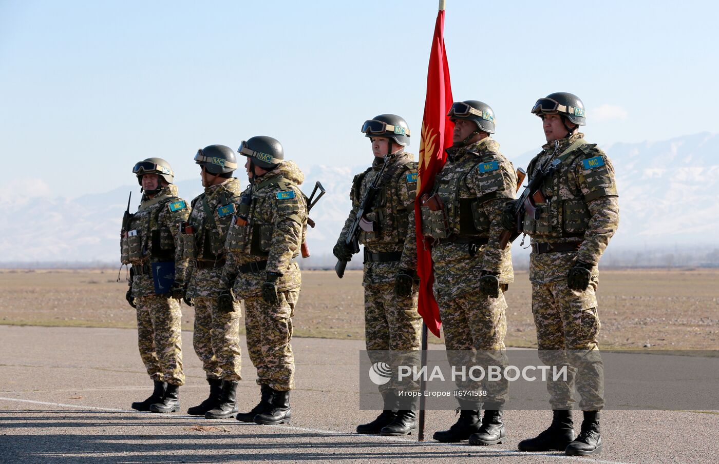 Возвращение миротворцев ОДКБ в Кыргызстан