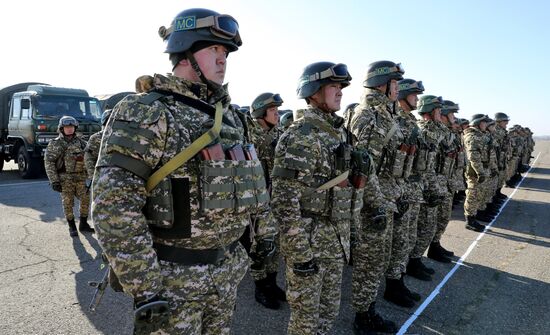 Возвращение миротворцев ОДКБ в Кыргызстан