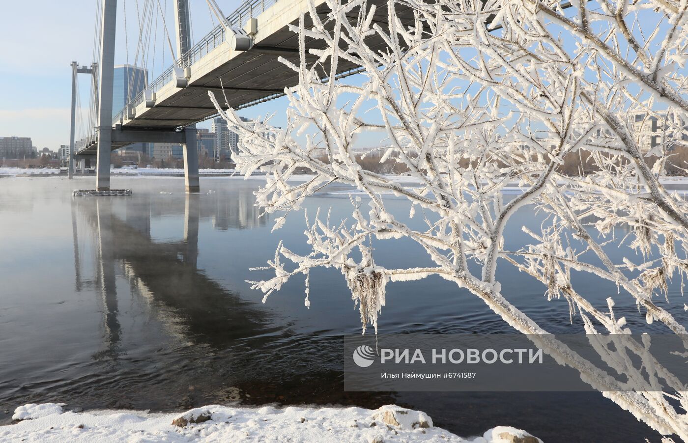 Морозы в Красноярске