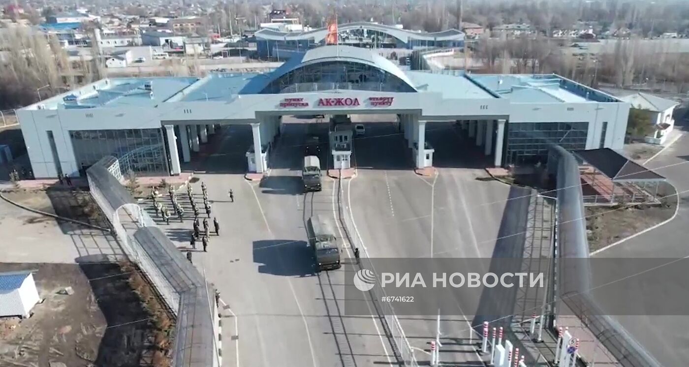 Возвращение миротворцев ОДКБ в Кыргызстан