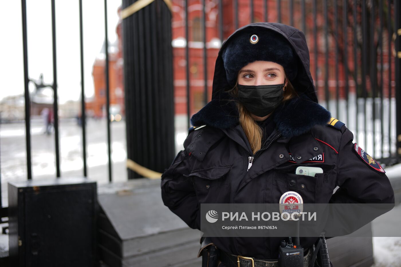 Соблюдение масочного режима в Москве