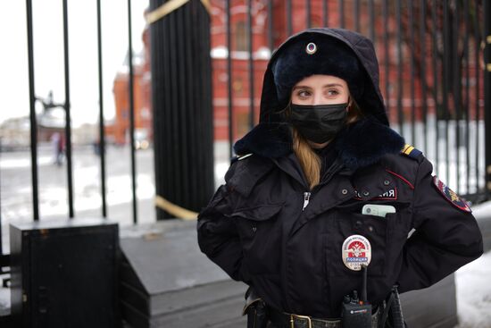 Соблюдение масочного режима в Москве