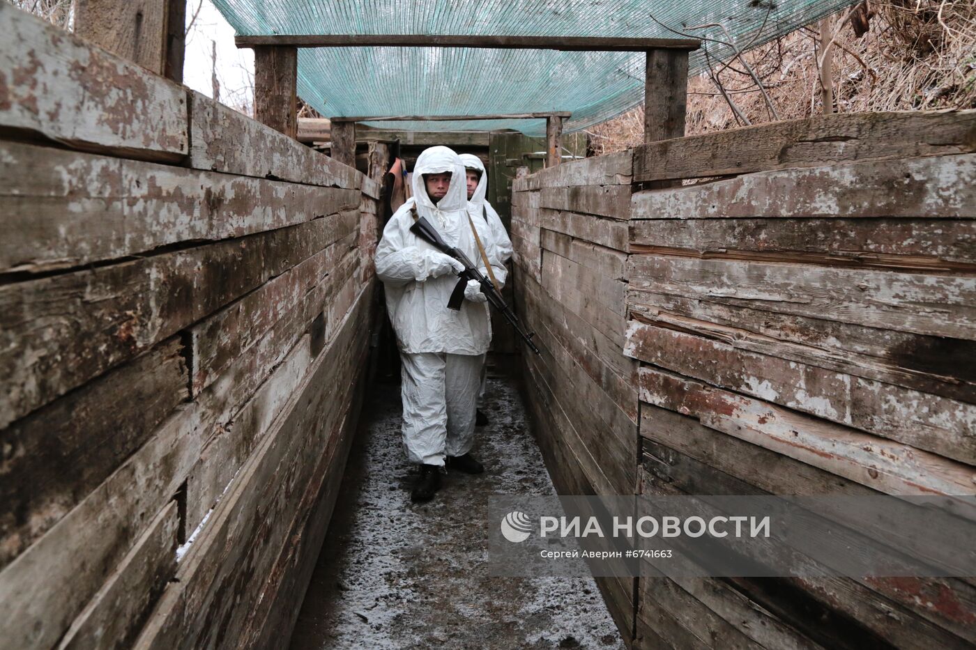 Обстановка на передовой под Докучаевском