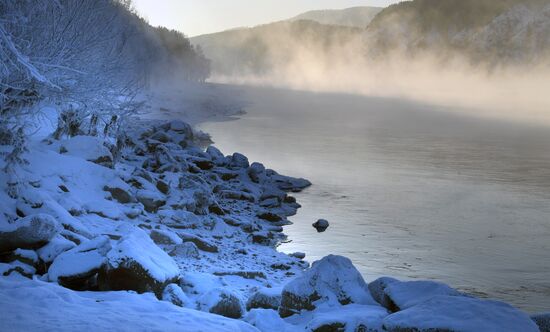 Морозы в Красноярске