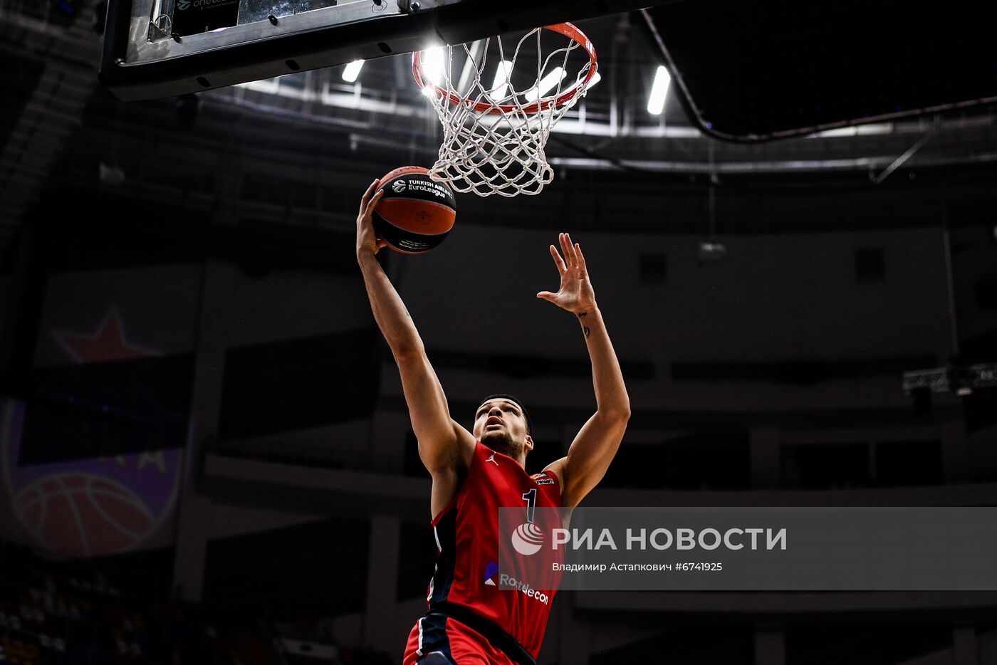 Баскетбол. Евролига. Матч ЦСКА - АСВЕЛ