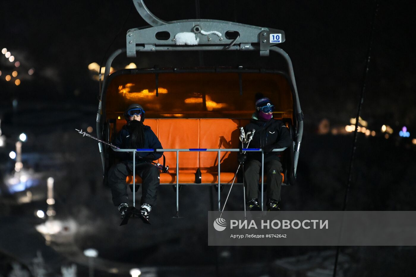 Вечерние катания на Альпике в Красной Поляне