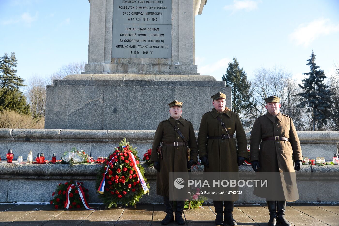 Памятные мероприятия по случаю 77-й годовщины освобождения Варшавы