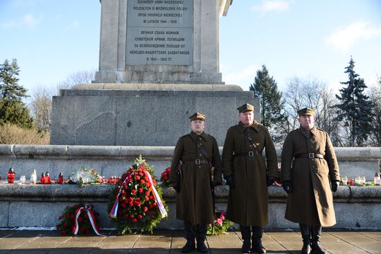 Памятные мероприятия по случаю 77-й годовщины освобождения Варшавы