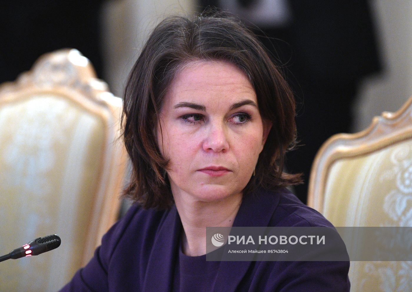 Встреча глав МИД РФ и ФРГ С. Лаврова и А. Бербок