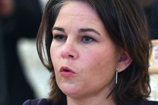 Встреча глав МИД РФ и ФРГ С. Лаврова и А. Бербок