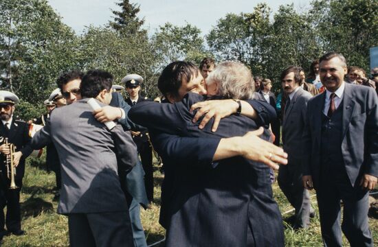 Торжественная закладка нового торгового порта Усть-Луга