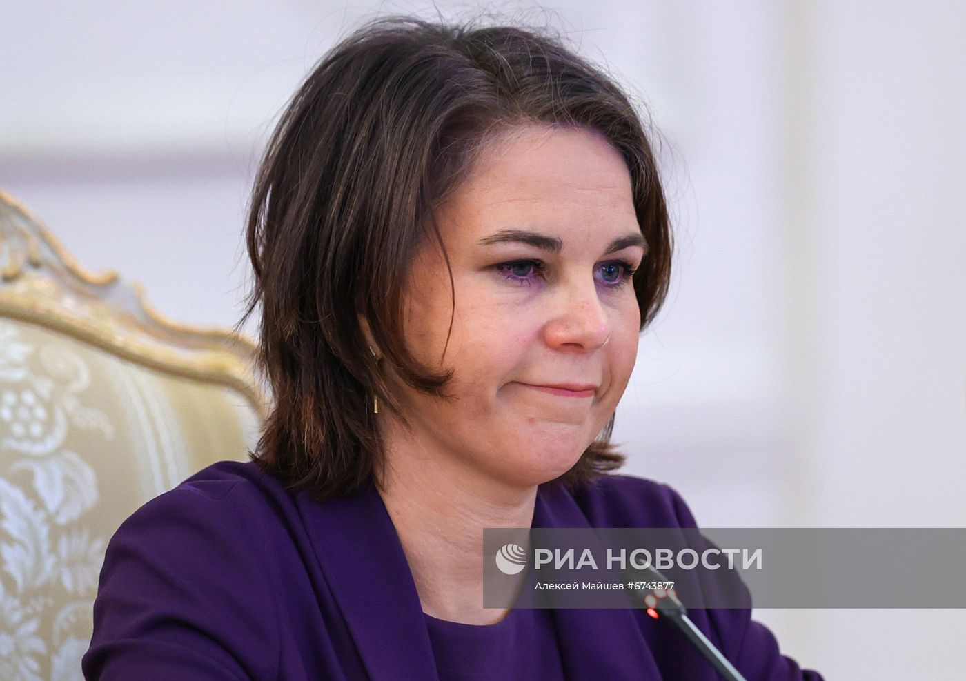 Встреча глав МИД РФ и ФРГ С. Лаврова и А. Бербок