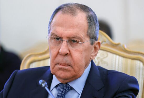 Встреча глав МИД РФ и ФРГ С. Лаврова и А. Бербок