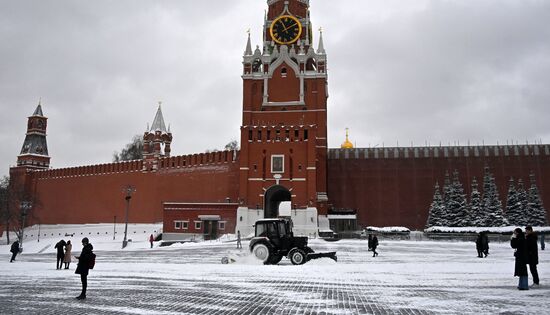 Снегопад в Москве