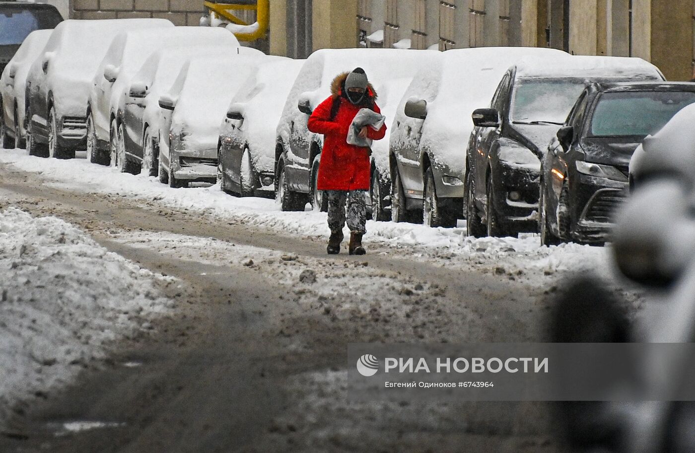 Снегопад в Москве