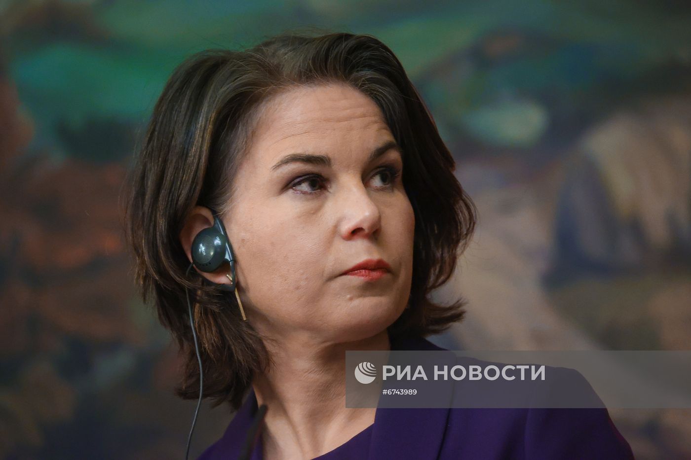 Встреча глав МИД РФ и ФРГ С. Лаврова и А. Бербок