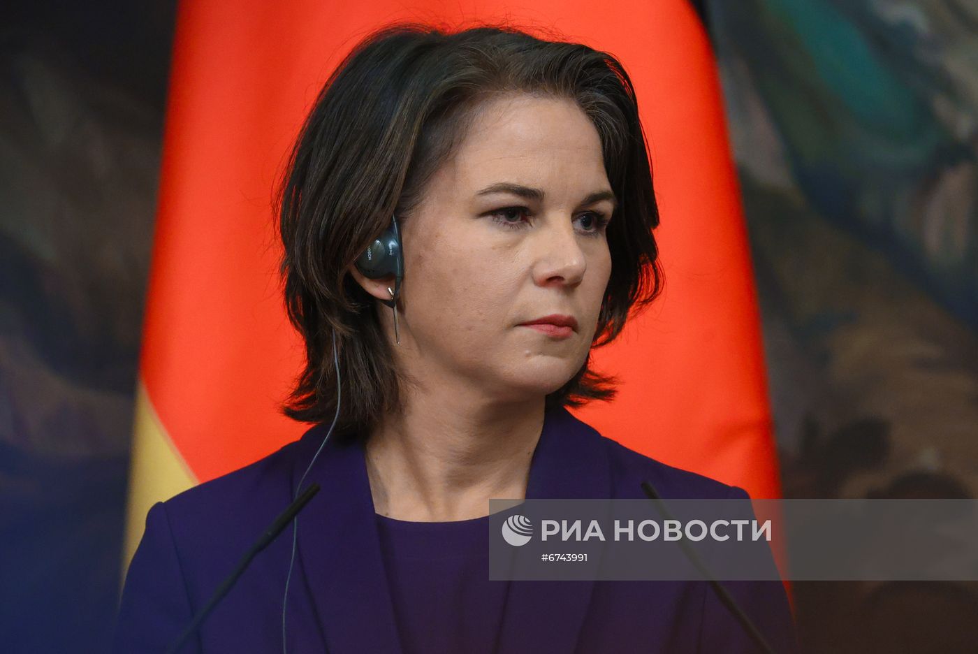 Встреча глав МИД РФ и ФРГ С. Лаврова и А. Бербок