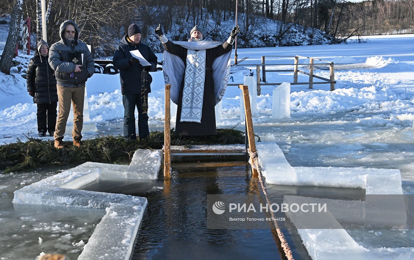 Празднование Крещения в Белоруссии